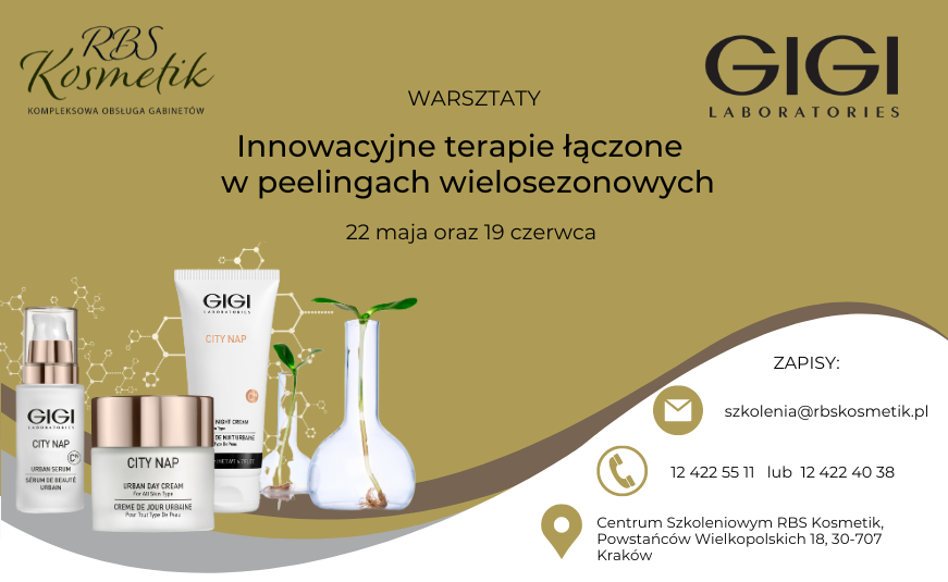 Warsztaty z marką GiGi Cosmetics - Kraków - kosmetologia