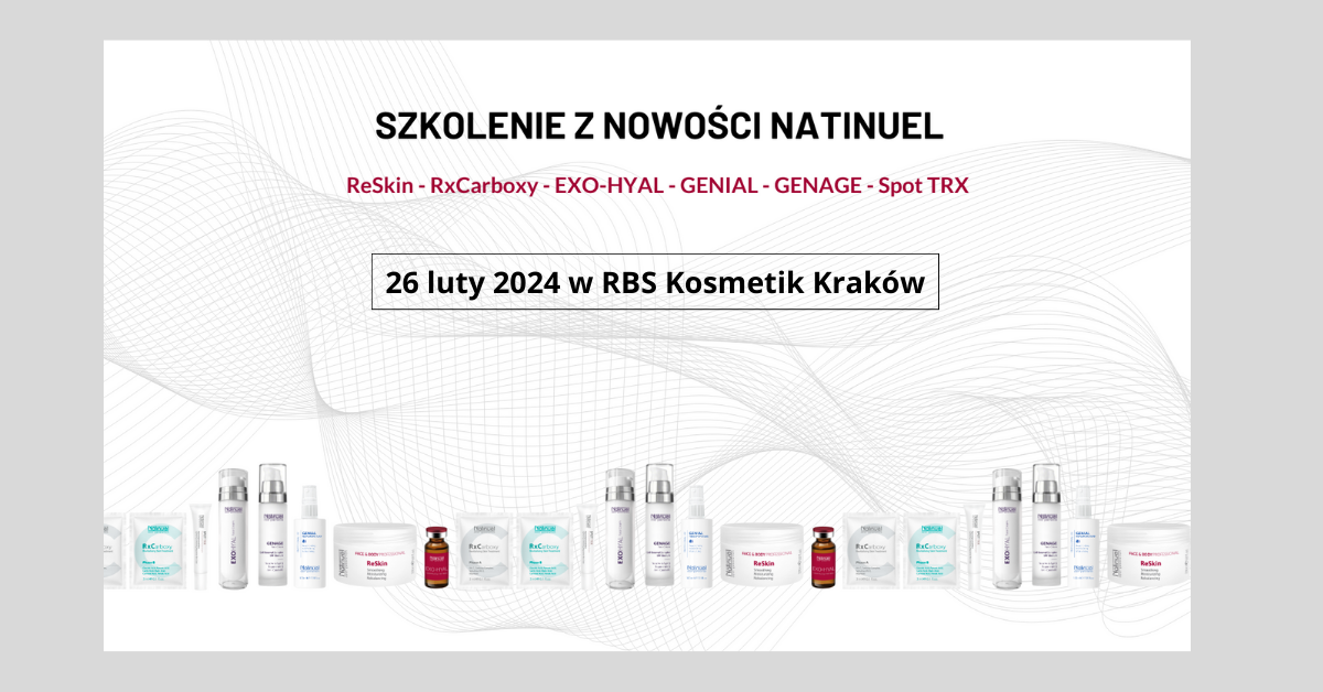 Szkolenie natinuel Kraków 2024 - wydarzenie w rbs kosmetik